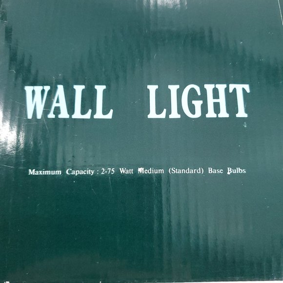 Patriot Lighting Wall Light Channel Glass Chrome Finish White with Sunburst New - Picture 3 of 5